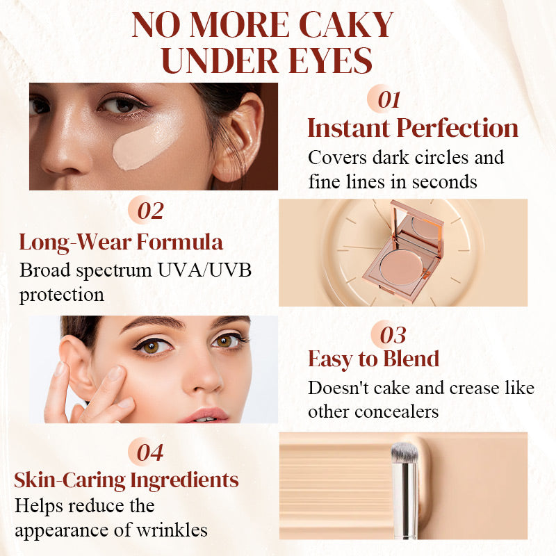 Sale Happening Now:70%OFF💜 Undereye Corrector Concealer-Free Brush