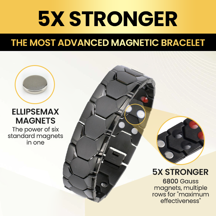 Czticle® TherapyMax Elite Magnetic Wellness Bracelet⭐