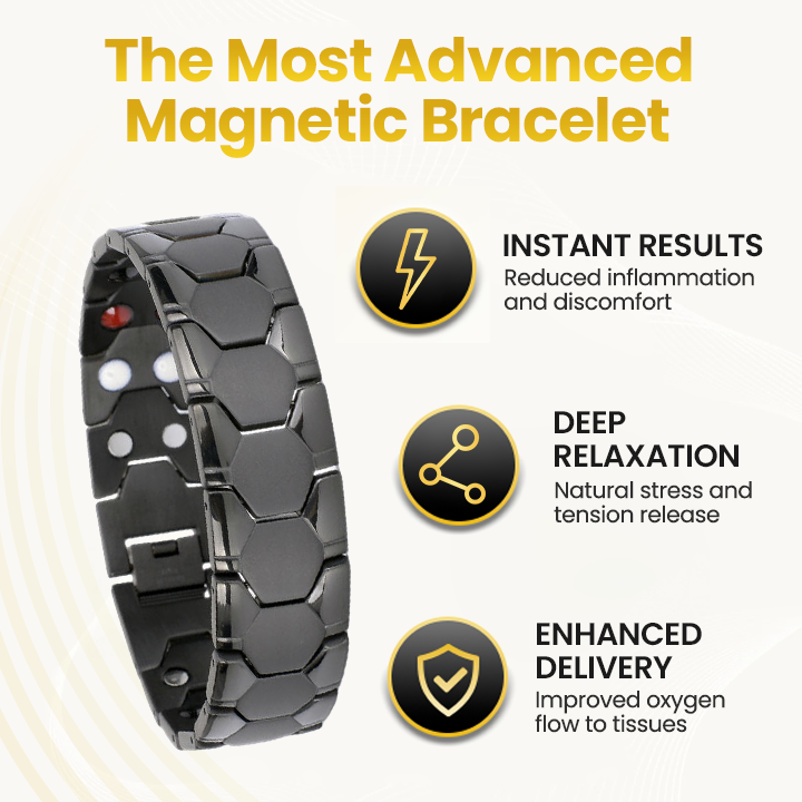 Czticle® TherapyMax Elite Magnetic Wellness Bracelet⭐