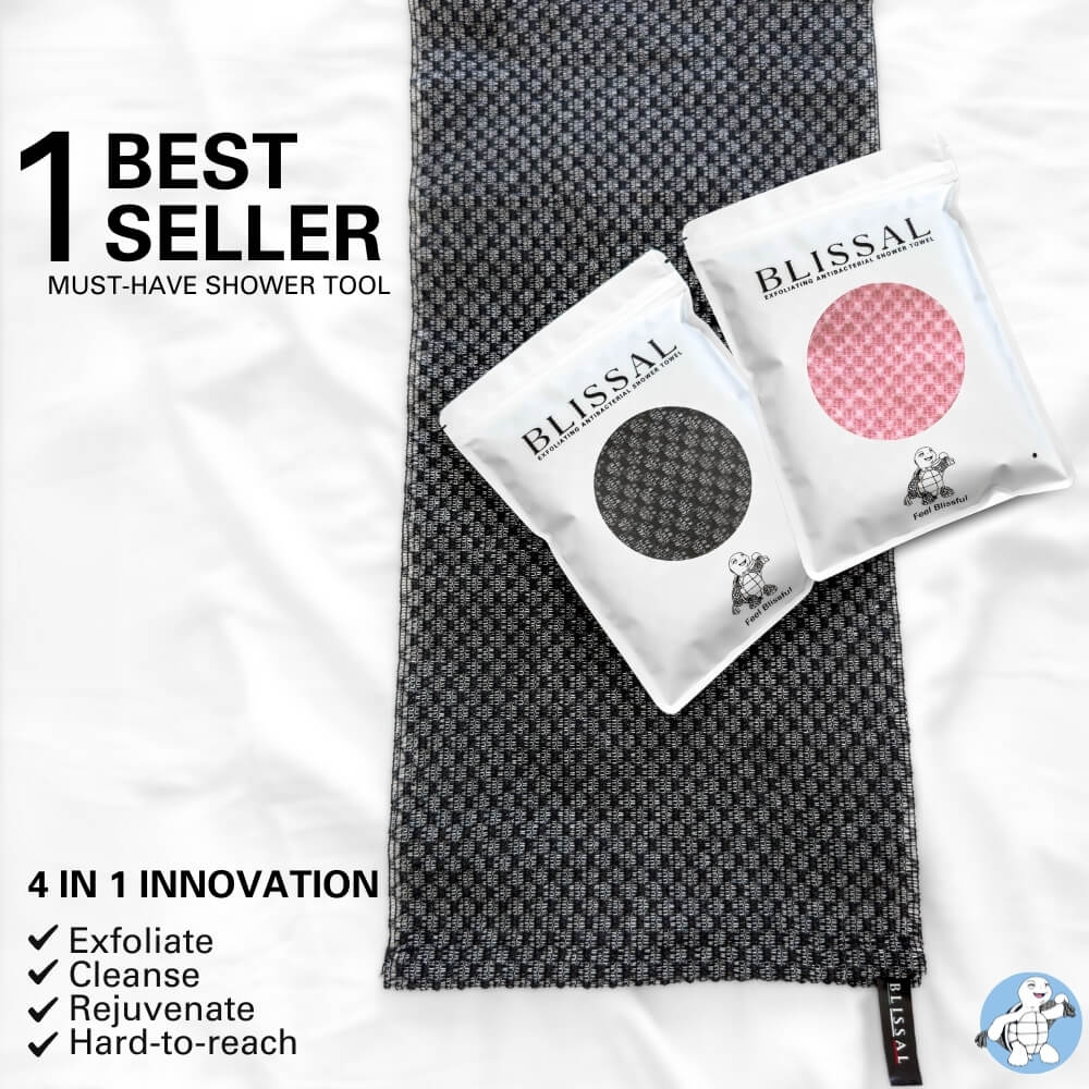Exfoliating Antibacterial Shower Towel