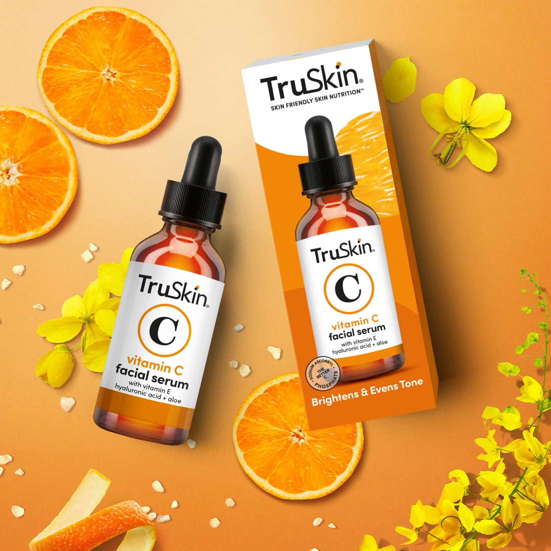 Vitamin C Brightening Serum with Aloe, Jojoba Oil, and Hyaluronic Acid for Glowing Skin