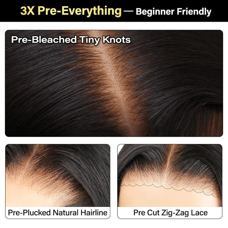 Last Day 70% OFF🔥220% Density Full Burmese Curly 13x6 Lace Frontal Glueless Wigs