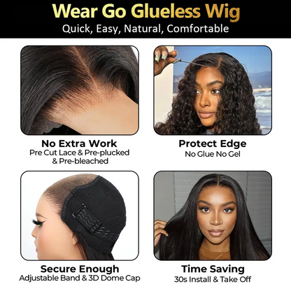 Last Day 70% OFF🔥220% Density Full Burmese Curly 13x6 Lace Frontal Glueless Wigs
