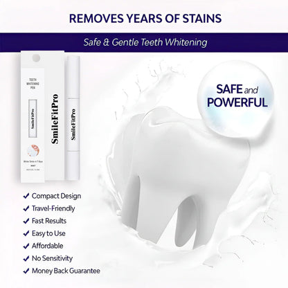 🔥Black Friday 90% OFF🔥SmileFitPro™ Teeth Whitening Pen