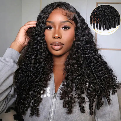 Last Day 70% OFF🔥220% Density Full Burmese Curly 13x6 Lace Frontal Glueless Wigs