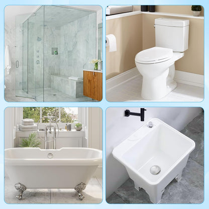 ✅✅✅Disposable Toilet Brush Set – with Built-In Cleaner & 24 Refills