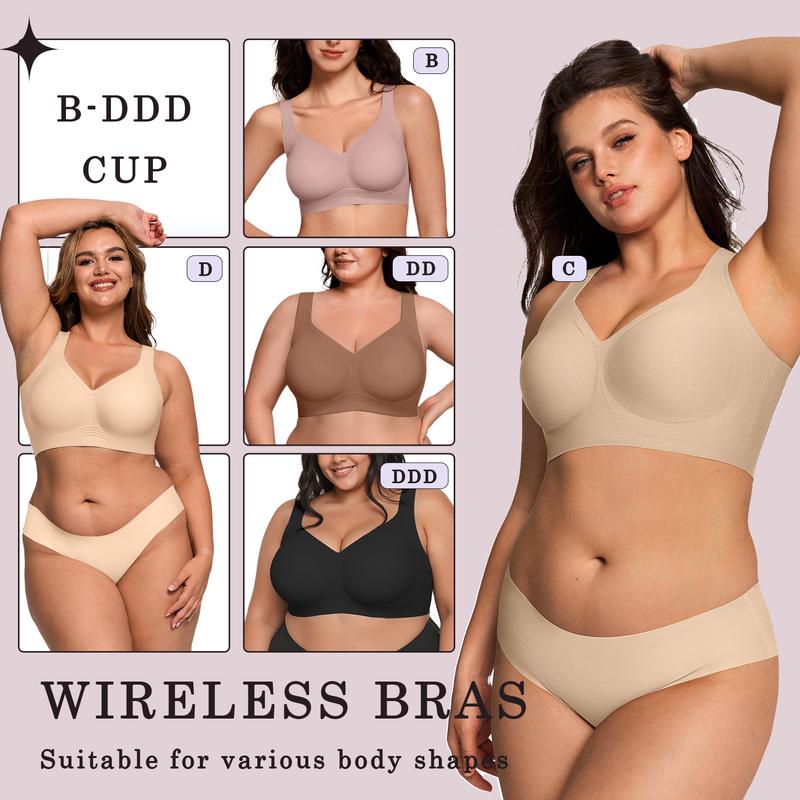 ✨Last Day 60% OFF＆Full coverage wireless bra