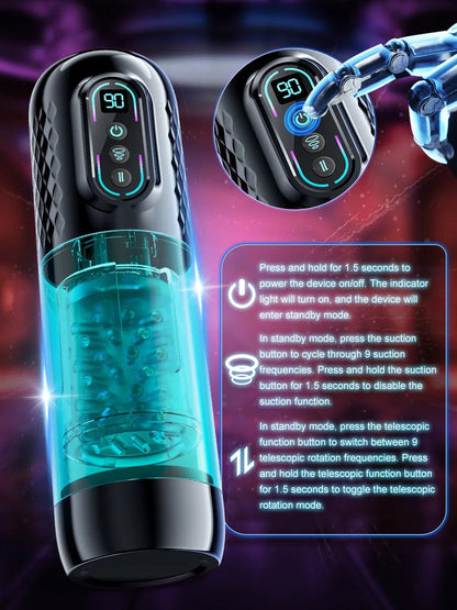 【Discreet Delivery】-Smart Suction & Stroke Device – Fully Automated for Effortless Enjoyment