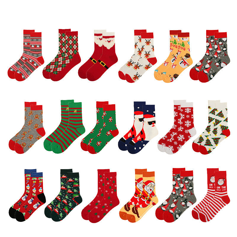 🔥Final 3 hours-70%OFF &🎄 Christmas Socks Advent Calendar