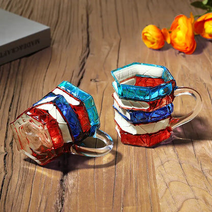🔥Cyber Monday 90% OFF🔥Ceramic Innovative 3D Painting Book Mug Unique Stacked Coffee Cup