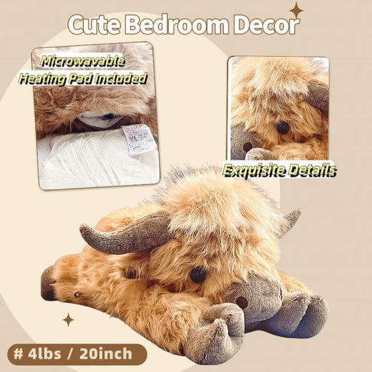 🔥Hot Sale 70% Off🔥Cute Cartoon Highland Cow Stuffed Toy