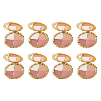 🍥Last 3 hours 60% off⏰eye & cheek palette - eyeshadow and highlighter makeup (with Detachable Brush)