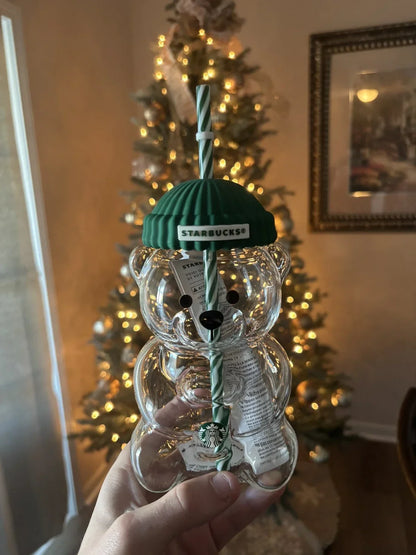 ☕BLACK FRIDAY SALE - 50% OFF🐻Bearista Glass Coffee Cup🌿