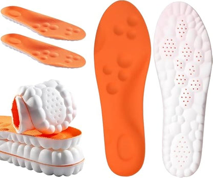 4D Memory Foam Support for Pain-Free Walking